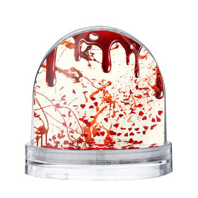 Снежный шар с принтом Стекающая кровь в Белгороде, Пластик | Изображение внутри шара печатается на глянцевой фотобумаге с двух сторон | Тематика изображения на принте: 2020 | blood | halloween | капли | кровавый | кровь | пятна | следы | стекающая | хэллоуин | хэлоуин