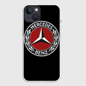 Чехол для iPhone 13 с принтом Значок Mercedes в Белгороде,  |  | mercedes | значки | лого | машины | мерседес