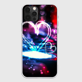 Чехол для iPhone 12 Pro Max с принтом Неоновое сердце в Белгороде, Силикон |  | Тематика изображения на принте: любовь | неоновое сердце | неоновые сердечки | сердечки | сердце
