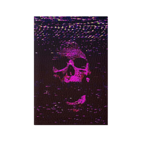 Обложка для паспорта матовая кожа с принтом Phonk Skull в Белгороде, натуральная матовая кожа | размер 19,3 х 13,7 см; прозрачные пластиковые крепления | Тематика изображения на принте: 90 | 90 е | hip hop | music | phonk | phonk memphis | phonk rap | phonk skull | rap | skull | trap | vhs | девяностые | музыка | музыка фонк | помехи | реп | рэп | треп | трэп | флекс | фонк | фонк мемфис | фонк реп | фонк рэп | хип хоп | чере