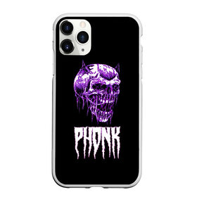 Чехол для iPhone 11 Pro Max матовый с принтом Phonk в Белгороде, Силикон |  | hip | hip hop | hop | phonk | rap | skull | рэп | фонк | хип | хип хоп | хоп | череп