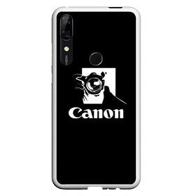 Чехол для Honor P Smart Z с принтом Canon в Белгороде, Силикон | Область печати: задняя сторона чехла, без боковых панелей | Тематика изображения на принте: canon | кэнон | линза | снимок | фото | фотоаппарат | фотограф | фотографер | фотография | фоточки