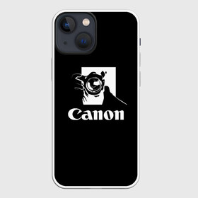 Чехол для iPhone 13 mini с принтом Canon в Белгороде,  |  | canon | кэнон | линза | снимок | фото | фотоаппарат | фотограф | фотографер | фотография | фоточки