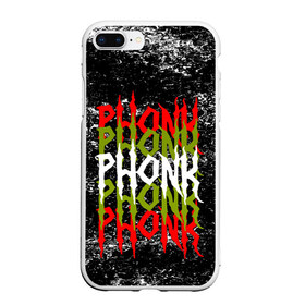 Чехол для iPhone 7Plus/8 Plus матовый с принтом PHONK в Белгороде, Силикон | Область печати: задняя сторона чехла, без боковых панелей | drift | memphis | music | phonk | phonk drift | phonk drift music | phonk edition | phonk mix | phonk music | phonk radio | phonk remix | trap | музыка для дрифта | пхонк | фонк | фонк дрифт | фонк рэп