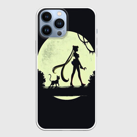 Чехол для iPhone 13 Pro Max с принтом SAILOR MOON в Белгороде,  |  | Тематика изображения на принте: anime | anime girl | crystal | luna | mars | sailor moon | аниме | девушка | луна | лунная призма | манга | марс | сейлор мун
