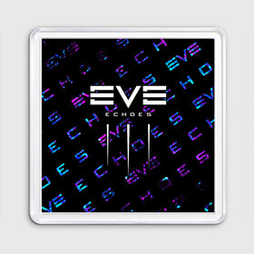 Магнит 55*55 с принтом EVE ECHOES / ИВ ЭХО в Белгороде, Пластик | Размер: 65*65 мм; Размер печати: 55*55 мм | Тематика изображения на принте: echo | echoes | eve | game | games | logo | online | space | ев онлайн | ев эхо | еве | ив онлайн | ив эхо | игра | игры | космос | лого | логотип | логотипы | онлайн | символ | символы | эхо | эхос