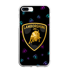 Чехол для iPhone 7Plus/8 Plus матовый с принтом LAMBORGHINI Ламборгини в Белгороде, Силикон | Область печати: задняя сторона чехла, без боковых панелей | auto | lambo | lamborghini | logo | moto | symbol | авто | автомобиль | гонки | знак | ламбо | ламборгини | ламборджини | лого | логотип | логотипы | марка | машина | мото | символ | символы