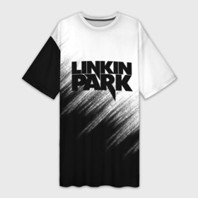 Платье-футболка 3D с принтом Linkin Park в Белгороде,  |  | linkin park | music | rok | брэд делсон | гитара | джо хан | кайл кристнер | линкин парк | майк шинода | марк уэйкфилд | музыка | роб бурдон | рок | феникс фаррелл | честер беннингтон