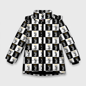 Зимняя куртка для девочек 3D с принтом JUVENTUS в Белгороде, ткань верха — 100% полиэстер; подклад — 100% полиэстер, утеплитель — 100% полиэстер. | длина ниже бедра, удлиненная спинка, воротник стойка и отстегивающийся капюшон. Есть боковые карманы с листочкой на кнопках, утяжки по низу изделия и внутренний карман на молнии. 

Предусмотрены светоотражающий принт на спинке, радужный светоотражающий элемент на пуллере молнии и на резинке для утяжки. | Тематика изображения на принте: cristiano ronaldo | fc juventus | juventus | криштиану роналду. | фк ювентус | футбол | футбольный клуб | ювентус