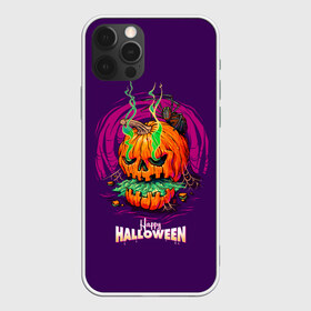 Чехол для iPhone 12 Pro Max с принтом Halloween в Белгороде, Силикон |  | 31 октября | halloween | halowen | ведьма | день всех святых | джек | костюм | кровь | лого | монстр | надпись | праздник | приведение | призрак | светильник | символ | страшная | тыква | ужасы | хеллоуин | хеллуин