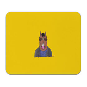 Коврик для мышки прямоугольный с принтом Конь БоДжек в Белгороде, натуральный каучук | размер 230 х 185 мм; запечатка лицевой стороны | bojack horseman | бо | бо джек | говорящий конь | джек | диана | кентавр | кони | конь | конь бо джек | мистер подхвост | мульт | мультфильм | тодд