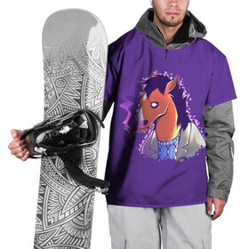 Накидка на куртку 3D с принтом Конь БоДжек в Белгороде, 100% полиэстер |  | Тематика изображения на принте: bojack horseman | бо | бо джек | говорящий конь | джек | диана | кентавр | кони | конь | конь бо джек | мистер подхвост | мульт | мультфильм | тодд