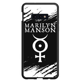 Чехол для Samsung S10E с принтом MARILYN MANSON М МЭНСОН в Белгороде, Силикон | Область печати: задняя сторона чехла, без боковых панелей | Тематика изображения на принте: logo | manson | marilyn | music | rock | группа | лого | логотип | логотипы | менсон | мерилин | мерлин | музыка | мэнсон | мэрилин | рок | символ