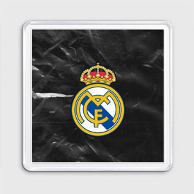 Магнит 55*55 с принтом REAL MADRID / РЕАЛ МАДРИД в Белгороде, Пластик | Размер: 65*65 мм; Размер печати: 55*55 мм | Тематика изображения на принте: football | logo | madrid | real | realmadrid | sport | клуб | лого | логотип | логотипы | мадрид | реал | реалмадрид | символ | символы | спорт | форма | футбол | футбольная