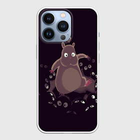 Чехол для iPhone 13 Pro с принтом Хомяк Боо и пыльные зайчики в Белгороде,  |  | studio ghibli | ведьмина служба доставки | мой сосед тоторо | небесный замок лапута | студия гибли | унесённые призраками | хаяо миядзаки | ходячий замок