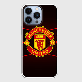 Чехол для iPhone 13 Pro с принтом MANCHESTER UNITED в Белгороде,  |  | football | manchester united | англия. | кристал пэлас | манчестер | манчестер сити | манчестер юнайтед | футбол