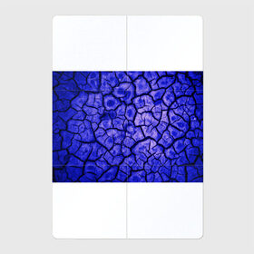 Магнитный плакат 2Х3 с принтом Cracks в Белгороде, Полимерный материал с магнитным слоем | 6 деталей размером 9*9 см | Тематика изображения на принте: abstraction | cracks | dry | ground | purple | texture | абстракция | земля | сухой | текстура | трещины | фиолетовый