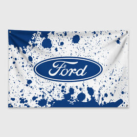Флаг-баннер с принтом FORD Форд в Белгороде, 100% полиэстер | размер 67 х 109 см, плотность ткани — 95 г/м2; по краям флага есть четыре люверса для крепления | auto | ford | logo | moto | motors | symbol | авто | автомобиль | гонки | знак | лого | логотип | логотипы | марка | машина | мото | моторс | символ | символы | форд