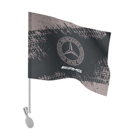 Флаг для автомобиля с принтом MERCEDES / Мерседес в Белгороде, 100% полиэстер | Размер: 30*21 см | amg | auto | bens | benz | logo | merc | mercedes | mercedes benz | mersedes | moto | star | vthctltc | авто | амг | бенц | звезда | класс | лого | логотип | мерин | мерс | мерседес | мерседес бенц | мото | символ | символы | ьуксувуы