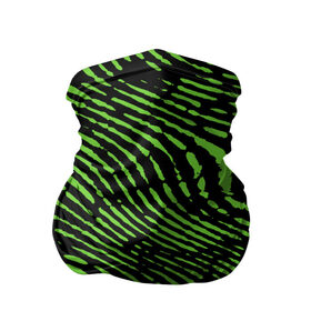Бандана-труба 3D с принтом Зебра в Белгороде, 100% полиэстер, ткань с особыми свойствами — Activecool | плотность 150‒180 г/м2; хорошо тянется, но сохраняет форму | Тематика изображения на принте: green | green lines | green neon | green neon lines | green zebra | lines | zebra | в полоску | зебра | зеленая зебра | зелёные полосы | зелёный | зелёный неон | полоски | полосы