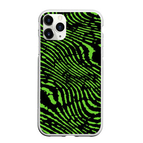 Чехол для iPhone 11 Pro Max матовый с принтом Зебра в Белгороде, Силикон |  | green | green lines | green neon | green neon lines | green zebra | lines | zebra | в полоску | зебра | зеленая зебра | зелёные полосы | зелёный | зелёный неон | полоски | полосы