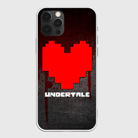 Чехол для iPhone 12 Pro Max с принтом UNDERTALE в Белгороде, Силикон |  | Тематика изображения на принте: sans | undertale | андертале | андертейл | игра | кровь | подземная история | подземная сказка | санс | сердце | ундертале