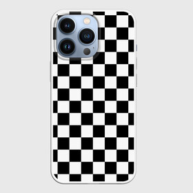 Чехол для iPhone 13 Pro с принтом Шахматка в Белгороде,  |  | Тематика изображения на принте: абстракция | в клетку | игра | клетка | клеточка | тренд | черно белая | черно белая клетка | шахматка | шахматная клетка | шахматы