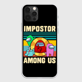 Чехол для iPhone 12 Pro Max с принтом Among Us IMPOSTOR в Белгороде, Силикон |  | art | game | impostor | meme | parody | retro | shh | sus | there is 1 | there is impostor among us | vintage | арт | винтаж | игра | иллюстрация | кнопка | мем | мемы | пародия | подозрительный | предатель среди нас | разноцветные космонавты |