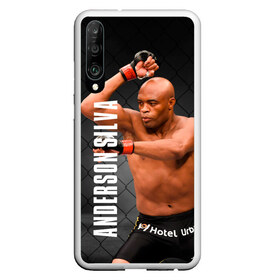 Чехол для Honor P30 с принтом Anderson Silva в Белгороде, Силикон | Область печати: задняя сторона чехла, без боковых панелей | ahmat | anderson | mma | silva | ufc | андерсон | ахмат | бои без правил | микс файт | мма | силва | сильва