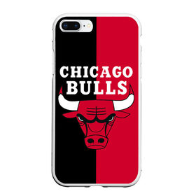 Чехол для iPhone 7Plus/8 Plus матовый с принтом Чикаго Буллз в Белгороде, Силикон | Область печати: задняя сторона чехла, без боковых панелей | bulls | chicago | chicago bulls | nba | баскетбол | буллз | нба | чикаго | чикаго буллз