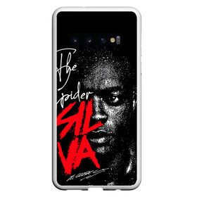 Чехол для Samsung Galaxy S10 с принтом ANDERSON SILVA в Белгороде, Силикон | Область печати: задняя сторона чехла, без боковых панелей | Тематика изображения на принте: anderson silva | habib | mma | ufc | андерсон сильва | бои без правил | боксер | борец | единоборства | кикбоксер | конор макгрегор | мма | хабиб | юфс