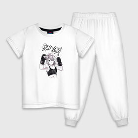 Детская пижама хлопок с принтом Ронда Роузи в Белгороде, 100% хлопок |  брюки и футболка прямого кроя, без карманов, на брюках мягкая резинка на поясе и по низу штанин
 | без | бои | бойцы | правил | спорт