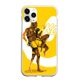 Чехол для iPhone 11 Pro Max матовый с принтом ANDERSON SILVA в Белгороде, Силикон |  | Тематика изображения на принте: 