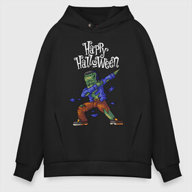 Мужское худи Oversize хлопок с принтом HALLOWEEN в Белгороде, френч-терри — 70% хлопок, 30% полиэстер. Мягкий теплый начес внутри —100% хлопок | боковые карманы, эластичные манжеты и нижняя кромка, капюшон на магнитной кнопке | halloween | праздник хэллоуин | страшный | тыква. | ужас | хэллоуин | хэллоуин 2020