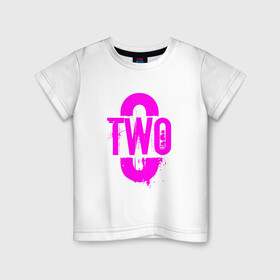 Детская футболка хлопок с принтом Zero Two в Белгороде, 100% хлопок | круглый вырез горловины, полуприлегающий силуэт, длина до линии бедер | darling | darling in the franxx | zero two | вайфу | зеро ту | код 002 | любимый во франксе | франкс