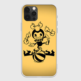 Чехол для iPhone 12 Pro Max с принтом Bendy And The Ink Machine в Белгороде, Силикон |  | bendy | bendy and the ink machine | бенди | бени | бенни | бэнди | детская | детям | игра | капли | компьютерная игра | краска | машина | подтеки | ужастик | чернила | чернильная