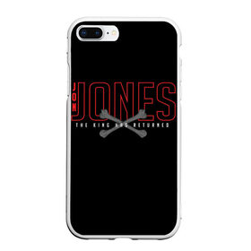 Чехол для iPhone 7Plus/8 Plus матовый с принтом Jon Bones Jones в Белгороде, Силикон | Область печати: задняя сторона чехла, без боковых панелей | bones | jon | jones | mma | ufc | боец | джон | джонс | единоборства | кости | кость | мма | смешанные | юфс