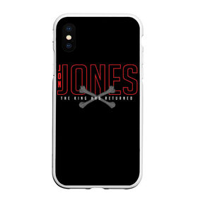 Чехол для iPhone XS Max матовый с принтом Jon Bones Jones в Белгороде, Силикон | Область печати: задняя сторона чехла, без боковых панелей | bones | jon | jones | mma | ufc | боец | джон | джонс | единоборства | кости | кость | мма | смешанные | юфс