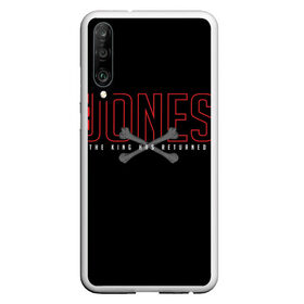 Чехол для Honor P30 с принтом Jon Bones Jones в Белгороде, Силикон | Область печати: задняя сторона чехла, без боковых панелей | Тематика изображения на принте: bones | jon | jones | mma | ufc | боец | джон | джонс | единоборства | кости | кость | мма | смешанные | юфс