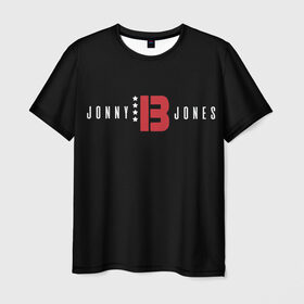 Мужская футболка 3D с принтом Jon Bones Jones в Белгороде, 100% полиэфир | прямой крой, круглый вырез горловины, длина до линии бедер | Тематика изображения на принте: bones | jon | jones | mma | ufc | боец | джон | джонс | единоборства | кости | кость | мма | смешанные | юфс