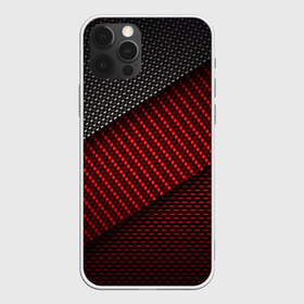 Чехол для iPhone 12 Pro Max с принтом CARBON STYLE в Белгороде, Силикон |  | carbon | абстракция | иллюстрация | карбон | красный | линии | металл | полосы | популярные | современный | стиль | текстура | технология | узор | фон