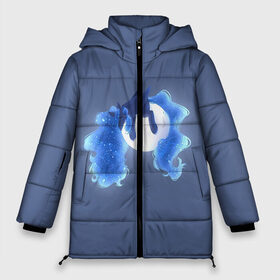 Женская зимняя куртка 3D с принтом Спящая принцесса Луна в Белгороде, верх — 100% полиэстер; подкладка — 100% полиэстер; утеплитель — 100% полиэстер | длина ниже бедра, силуэт Оверсайз. Есть воротник-стойка, отстегивающийся капюшон и ветрозащитная планка. 

Боковые карманы с листочкой на кнопках и внутренний карман на молнии | арт | величественная | величественная фигура | королева ночи | луна | ночь | отдых. отдыхающая | отдыхающий | повелительница ночи | рисунок | сон | спящая | спящий