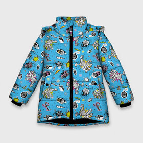 Зимняя куртка для девочек 3D с принтом Луни Тюнс в Белгороде, ткань верха — 100% полиэстер; подклад — 100% полиэстер, утеплитель — 100% полиэстер. | длина ниже бедра, удлиненная спинка, воротник стойка и отстегивающийся капюшон. Есть боковые карманы с листочкой на кнопках, утяжки по низу изделия и внутренний карман на молнии. 

Предусмотрены светоотражающий принт на спинке, радужный светоотражающий элемент на пуллере молнии и на резинке для утяжки. | bugs bunny | cartoon network | looney tunes | vdlobnik | warner bros. cartoons | багз банни | безумные мелодии луни тюнз | луни тюнс