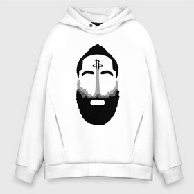 Мужское худи Oversize хлопок с принтом James Harden в Белгороде, френч-терри — 70% хлопок, 30% полиэстер. Мягкий теплый начес внутри —100% хлопок | боковые карманы, эластичные манжеты и нижняя кромка, капюшон на магнитной кнопке | basketball | beard | game | harden | houston | james | nba | rockets | sport | баскетбол | борода | джеймс | нба | рокетс | спорт | тренер | харден | хьюстон | чемпион