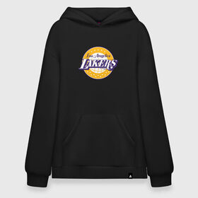 Худи SuperOversize хлопок с принтом Los Angeles Lakers в Белгороде, 70% хлопок, 30% полиэстер, мягкий начес внутри | карман-кенгуру, эластичная резинка на манжетах и по нижней кромке, двухслойный капюшон
 | 23 | anthony davis | basketball | bryant | game | james | kobe | lebron | los angeles | nba | sport | баскетбол | брайант | бровь | джеймс | калифорния | коби | король | леброн | лейкерс | лос анджелес | нба | спорт | тренер | чемпио