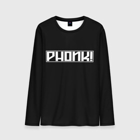 Мужской лонгслив 3D с принтом Phonk в Белгороде, 100% полиэстер | длинные рукава, круглый вырез горловины, полуприлегающий силуэт | phonk memphis phonk | phonk rap | trap | рэп | трэп | фонк | фонк рэп | хип хоп