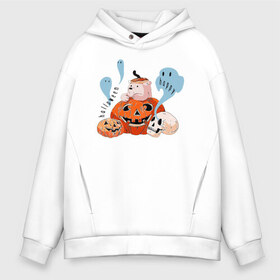 Мужское худи Oversize хлопок с принтом Mishka phantoms and pumpkins в Белгороде, френч-терри — 70% хлопок, 30% полиэстер. Мягкий теплый начес внутри —100% хлопок | боковые карманы, эластичные манжеты и нижняя кромка, капюшон на магнитной кнопке | bear | halloween | hallowen | halowen | helloween | mishka | phantom | phantoms | pumpkin | pumpkins | день всех святых | медведь | медвежонок | мишка | приведение | тыква | тыквы | фантомы | халовен | халовин | хеллуин