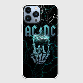 Чехол для iPhone 13 Pro Max с принтом AC DC в Белгороде,  |  | Тематика изображения на принте: ac dc | ac dc лого | hell bell | hells bells | hich voltage | hich voltage ac dc | high voltage | jingle hells bells | rock | альбом backtracks | ас дс | логотип ac dc | рок | эйси диси