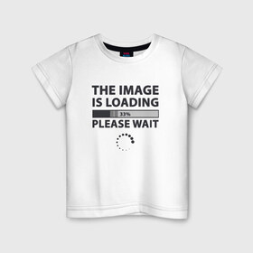 Детская футболка хлопок с принтом image is loading в Белгороде, 100% хлопок | круглый вырез горловины, полуприлегающий силуэт, длина до линии бедер | 