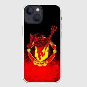 Чехол для iPhone 13 mini с принтом MANCHESTER UNITED в Белгороде,  |  | ball | championat | devil | english | football | manchester | red | sport | united | англия | дьяволы | красные | манчестер | футбол | чемпион | чемпионат | юнайтед